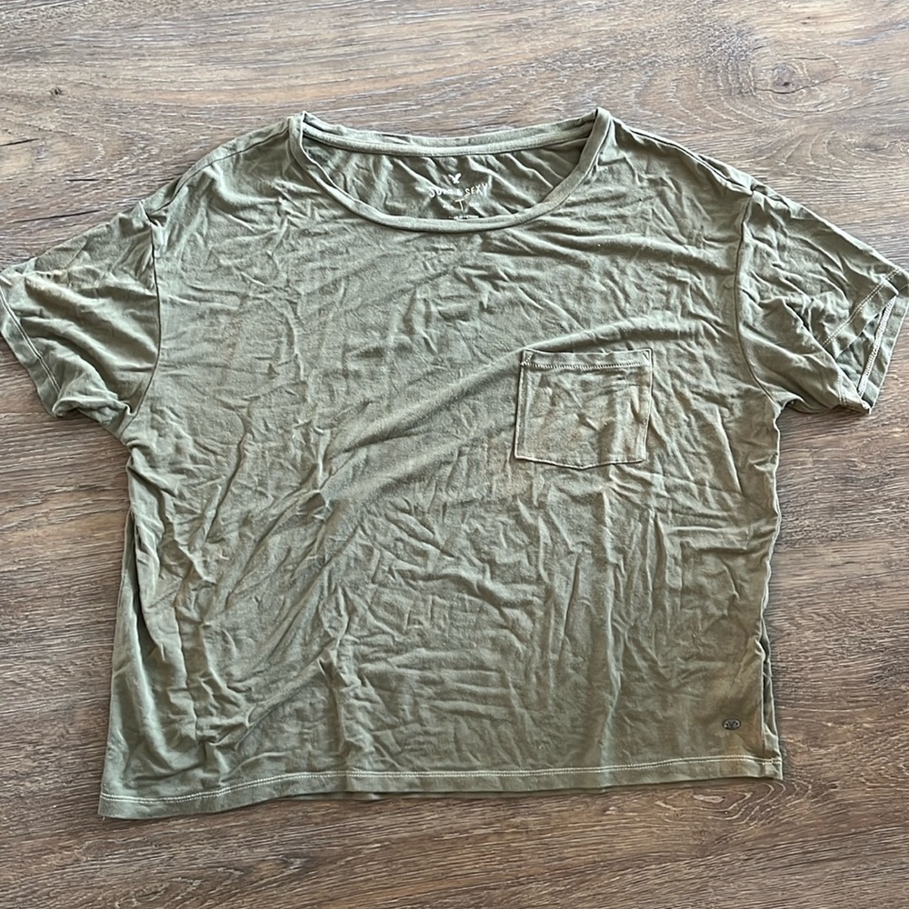 American Eagle Soft and Sexy Boxy Crop Top